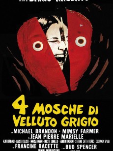 灰天鹅绒上的四只苍蝇 4 mosche di velluto grigio (1971)